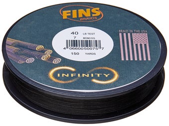 FINS Infinity Braided Line Black