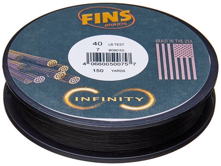 FINS Infinity Braided Line Black
