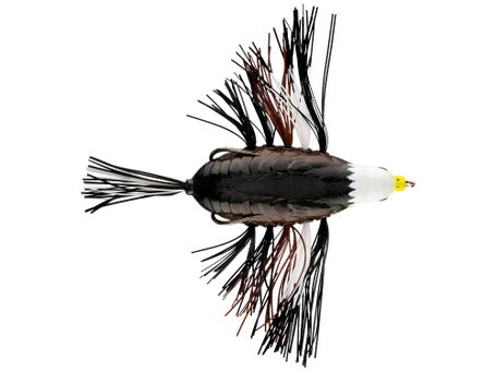 black bird fishing lure Whirly / 1/16 oz and a feathered treble hook that seals the deal 2- Bass Bird Lure Co