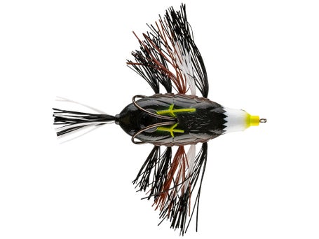bass bird lure CO OLD TOPWATER FISHING LURE YELLOW BLACK Toad Tackle 3/4 7/8oz Topwater Flip In The Bird Lure