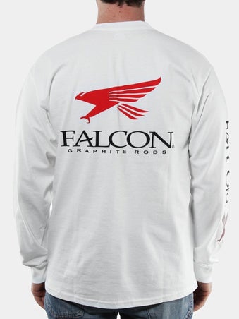 Falcon Logo Long Sleeve Shirt White