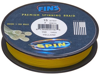 FINS Spin Braided Line Yellow