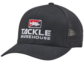 Tackle Warehouse Vertical Flexfit Trucker Hat Black