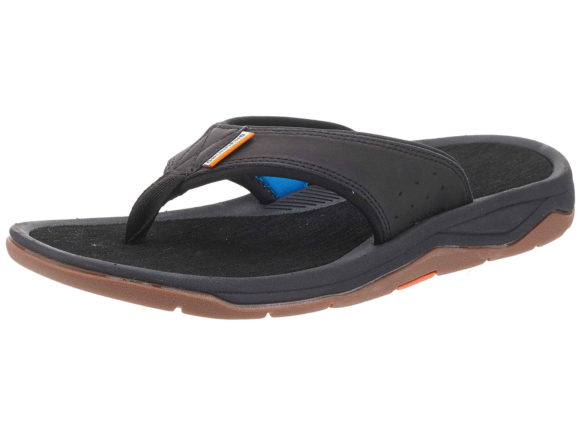 Grundens Deck Boss SeaDek Fishing Sandals Flip Flop Black New All Sizes 