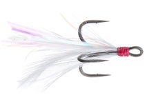 Gamakatsu G-Finesse Feathered MH Treble 1/0 / White