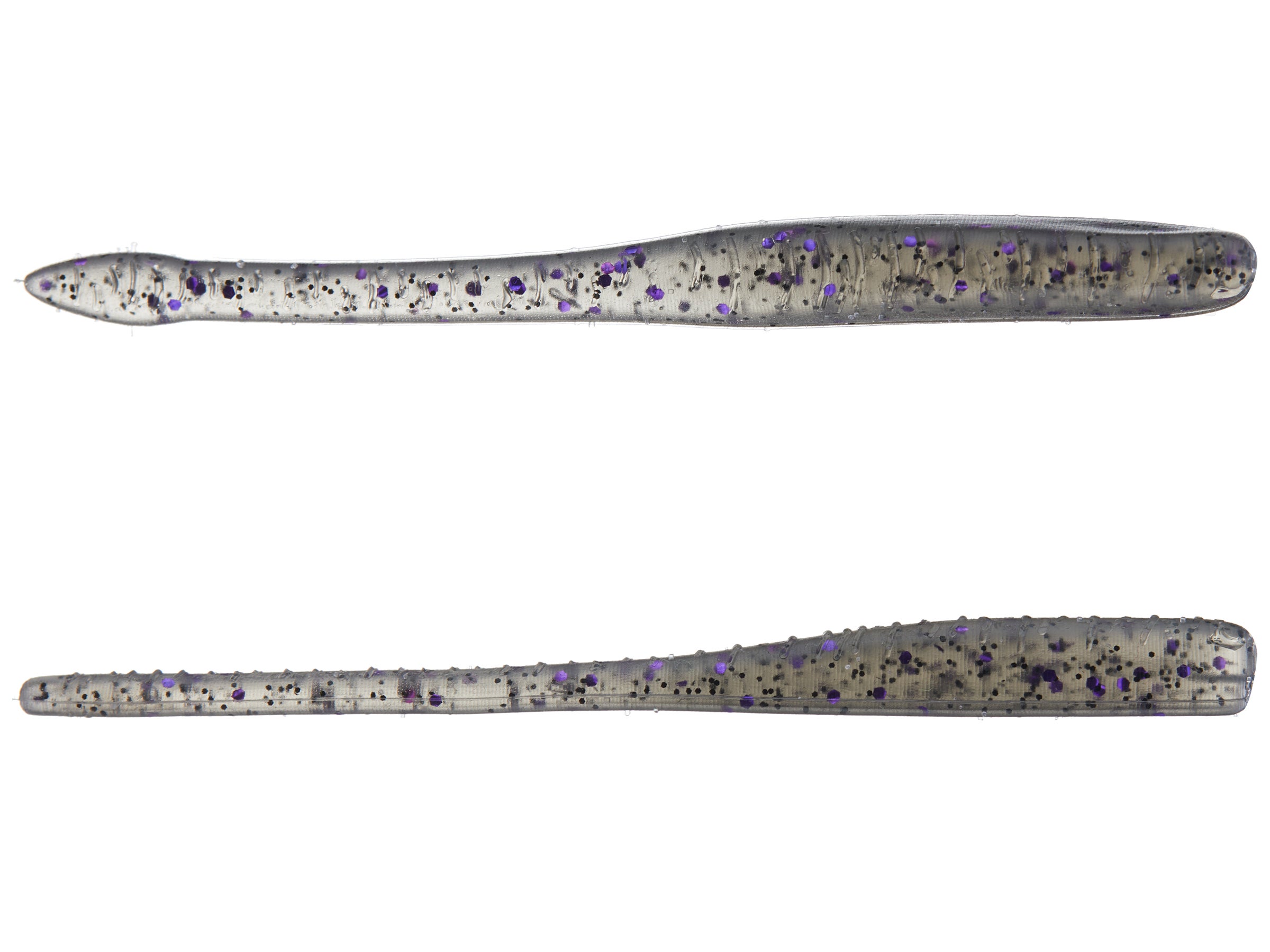 3.5 IN RINGWORM -GREEN PUMPKIN/RED FLAKE DROP SHOT/Finesse Worms - Foto 6