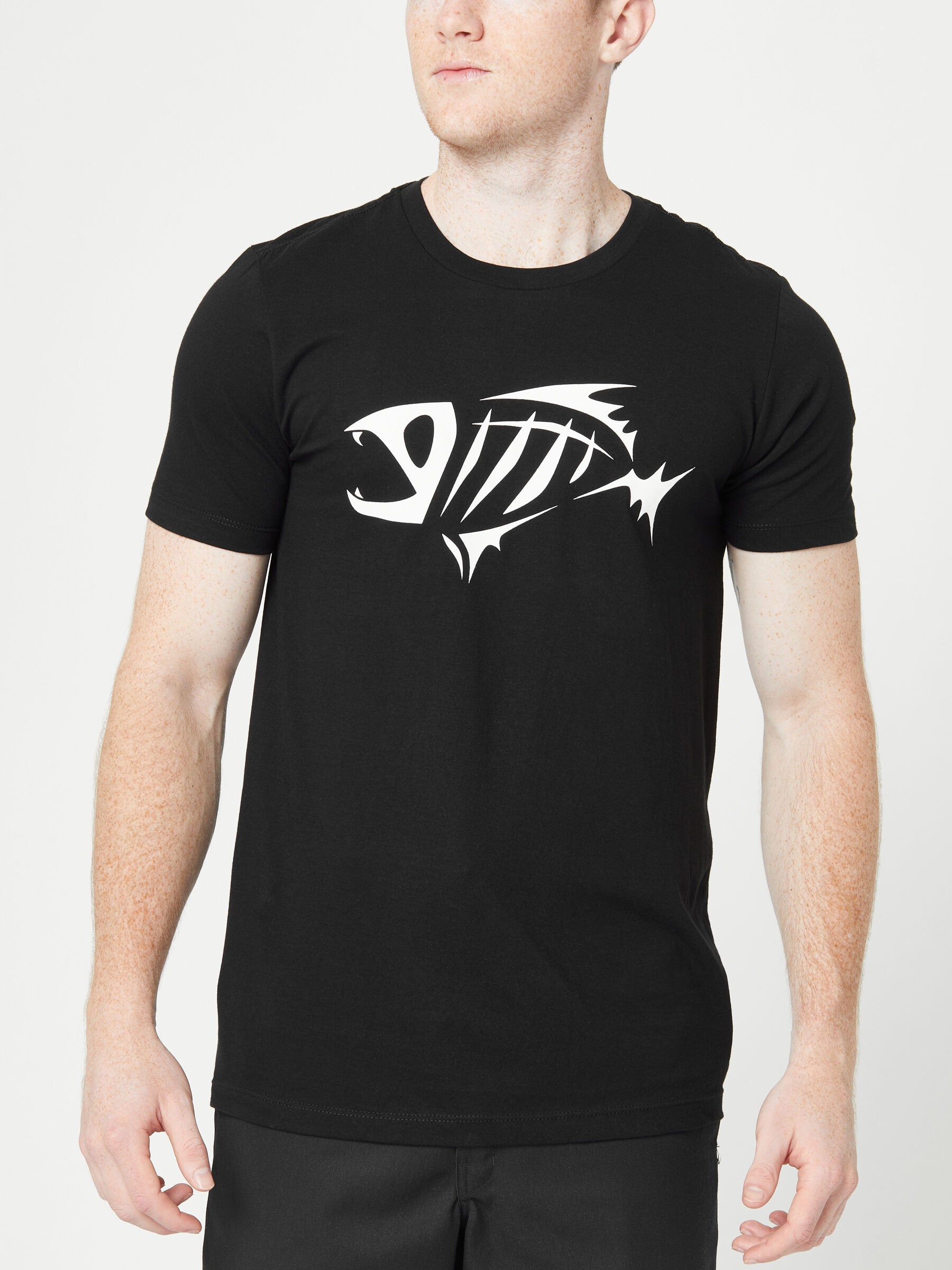 G 2019 Loomis Skeleton Fish Logo Short Sleeve Tech Shirt 