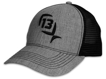 13 Fishing "Grey Matter" Trucker Hat