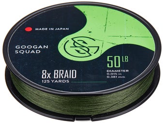 Googan Squad Braided Line Green