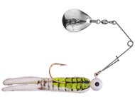 cajun assation fishing lure Red Daddy Spinner Bass Assassin Lures, Inc The ultra Pro Cajun Spin - Nickel