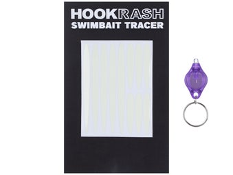 Hook Rash Swimbait Glow-In-The-Dark Night Tracer