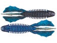 JACKALL Worm Fivos 3 Gorion Lock – Soft Bait For Bass Fishing, 3-Inch Paddle Tail Worms, 6-Pack, Slide Fall Action