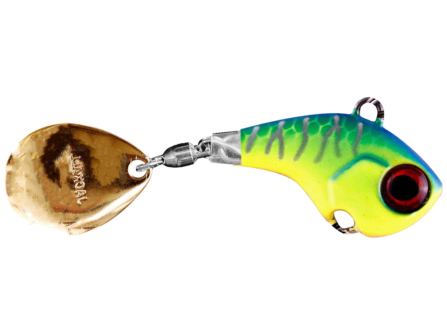 Jackall Deracoup 1/2 oz Spin Tail Sinking Lure HL Gold Gill 3014