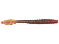 Missile Baits Quiver Worm Watermelon Red Core 4.5" 
