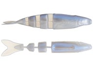 Lake Fork Trophy Lures 4.5 inch Live Magic Shad, Albino Shad Lake Fork Trophy Lures 4.5 inch Live Magic Shad, Albino Shad