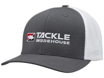 Tackle Warehouse Logo Flexfit Trucker Hat Charcoal/Wh
