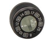 Lew's Custom Speed Shop Winn Grip Oversize Knob With Cap – Black, Single Knob, CSORKCB