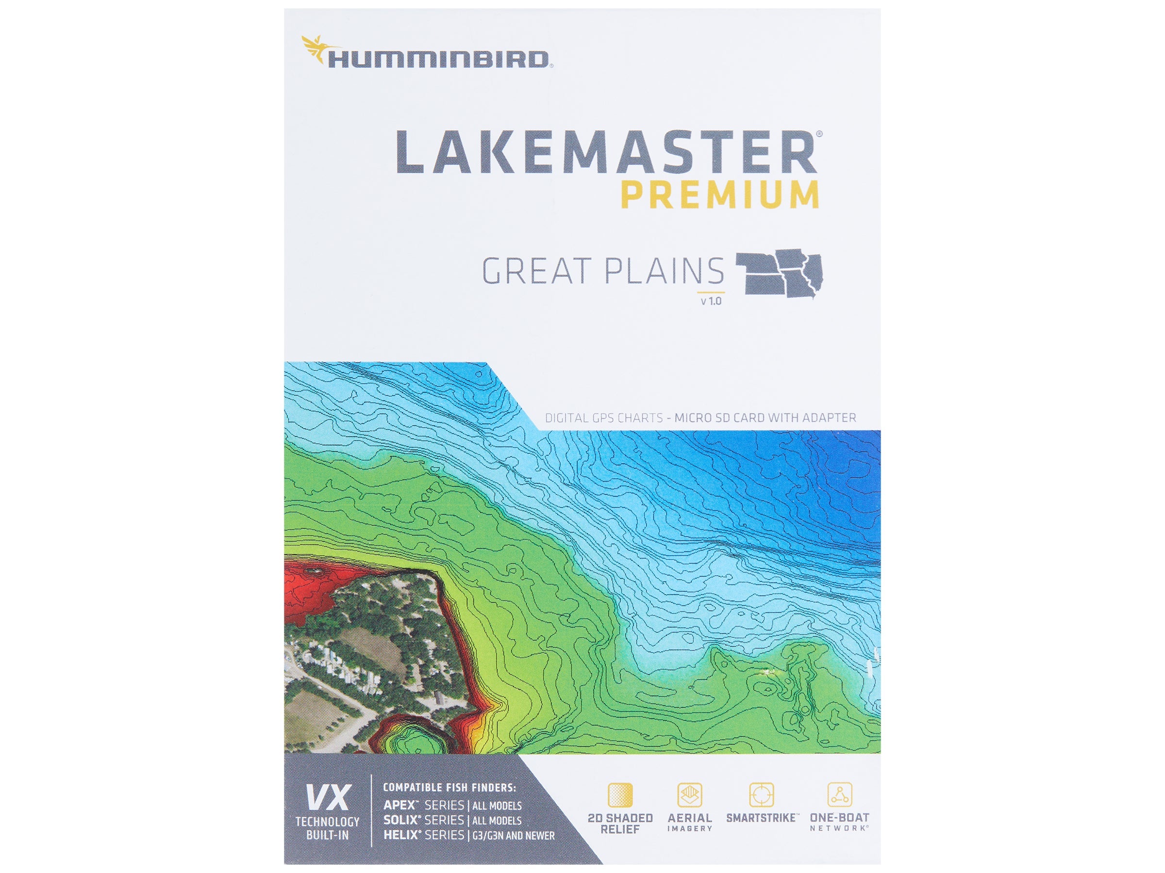 Humminbird Lakemaster VX Premium Digital Charts - Tackle Warehouse