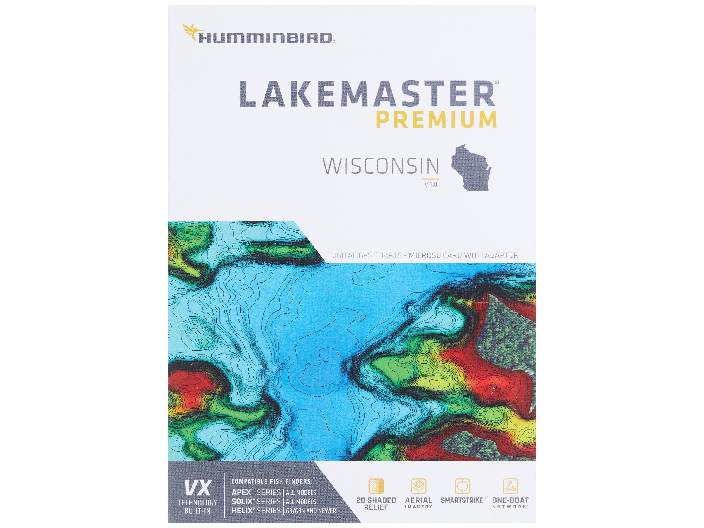 Humminbird Lakemaster VX Premium Digital Charts - Tackle Warehouse