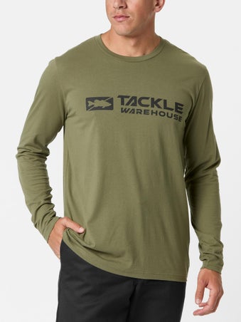 Tackle Warehouse Logo Long Sleeve Shirt Army Green