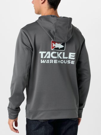 Tackle Warehouse Logo Performance Hoodie Charcoal