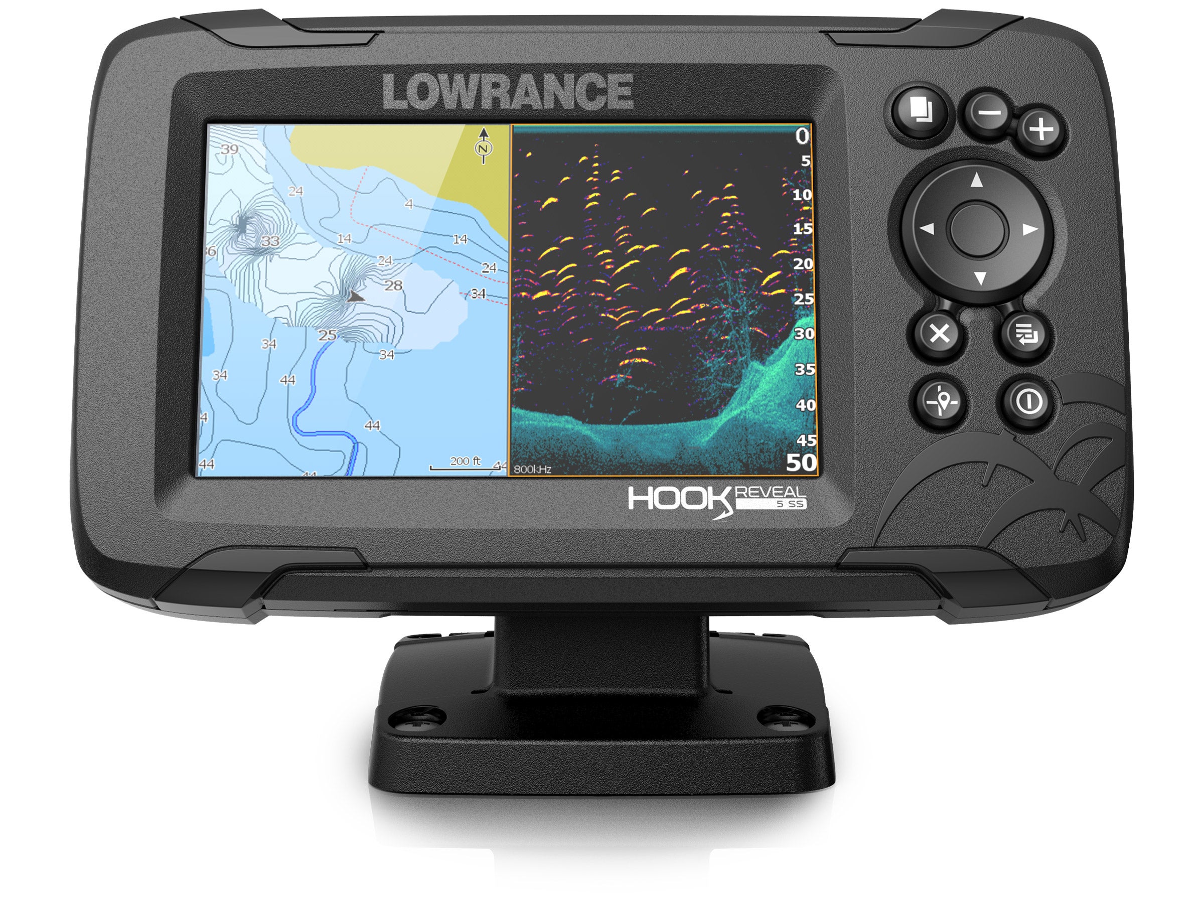 Lowrance Hook Reveal 5 Series Sonar - Tackle Warehouse