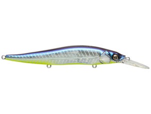 Megabass Ito Vision ONETEN+1 110+1 Suspending Jerkbait – HT Ito Wakasagi, 4.33", 1/2 Oz, Dives To 9 Ft