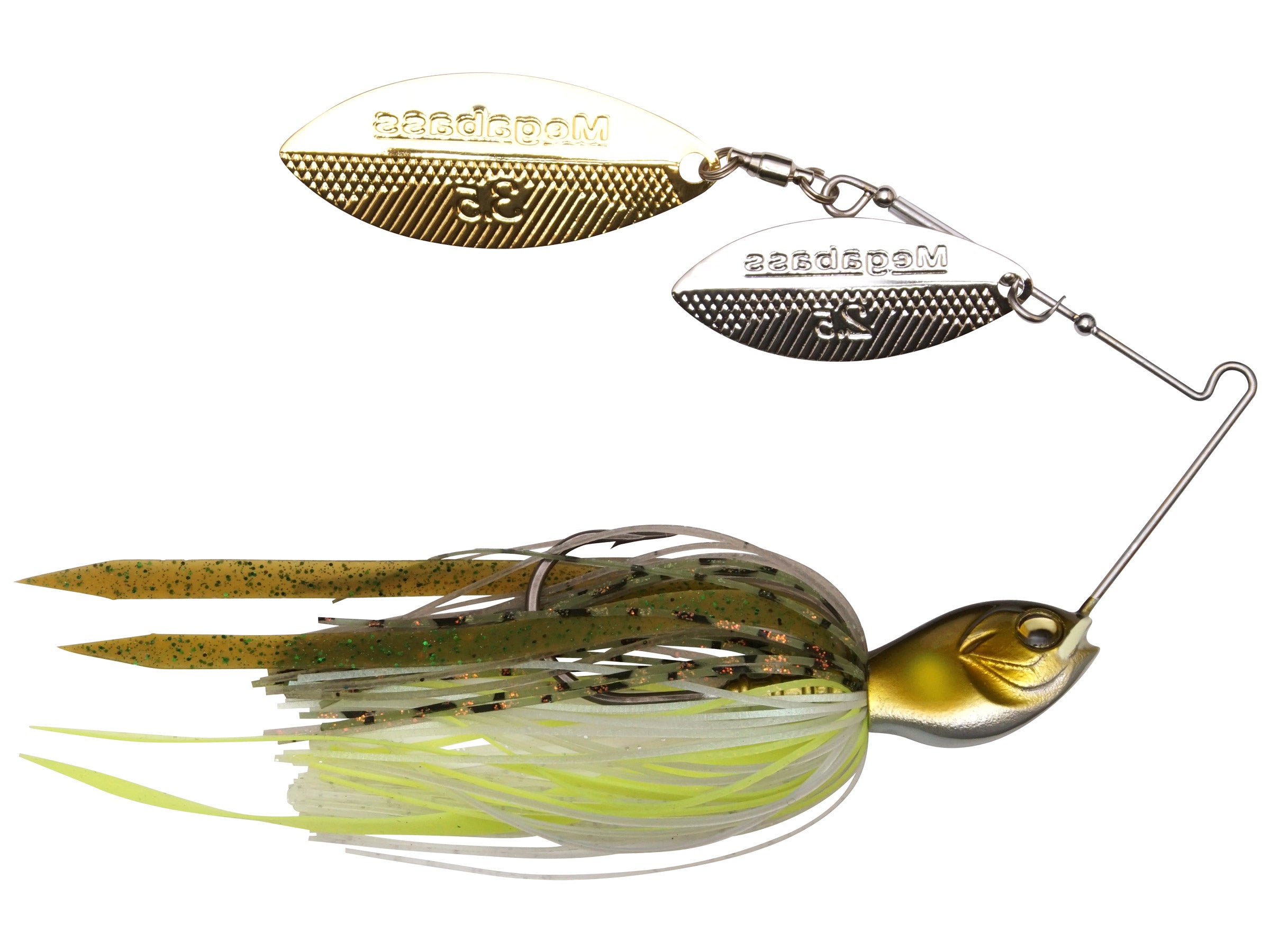 Megabass SV-3 3/8 oz Double-Willow Blade Spinnerbait Select Color 