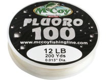 McCoy Fluoro100 100% Fluorocarbon Line 200yd