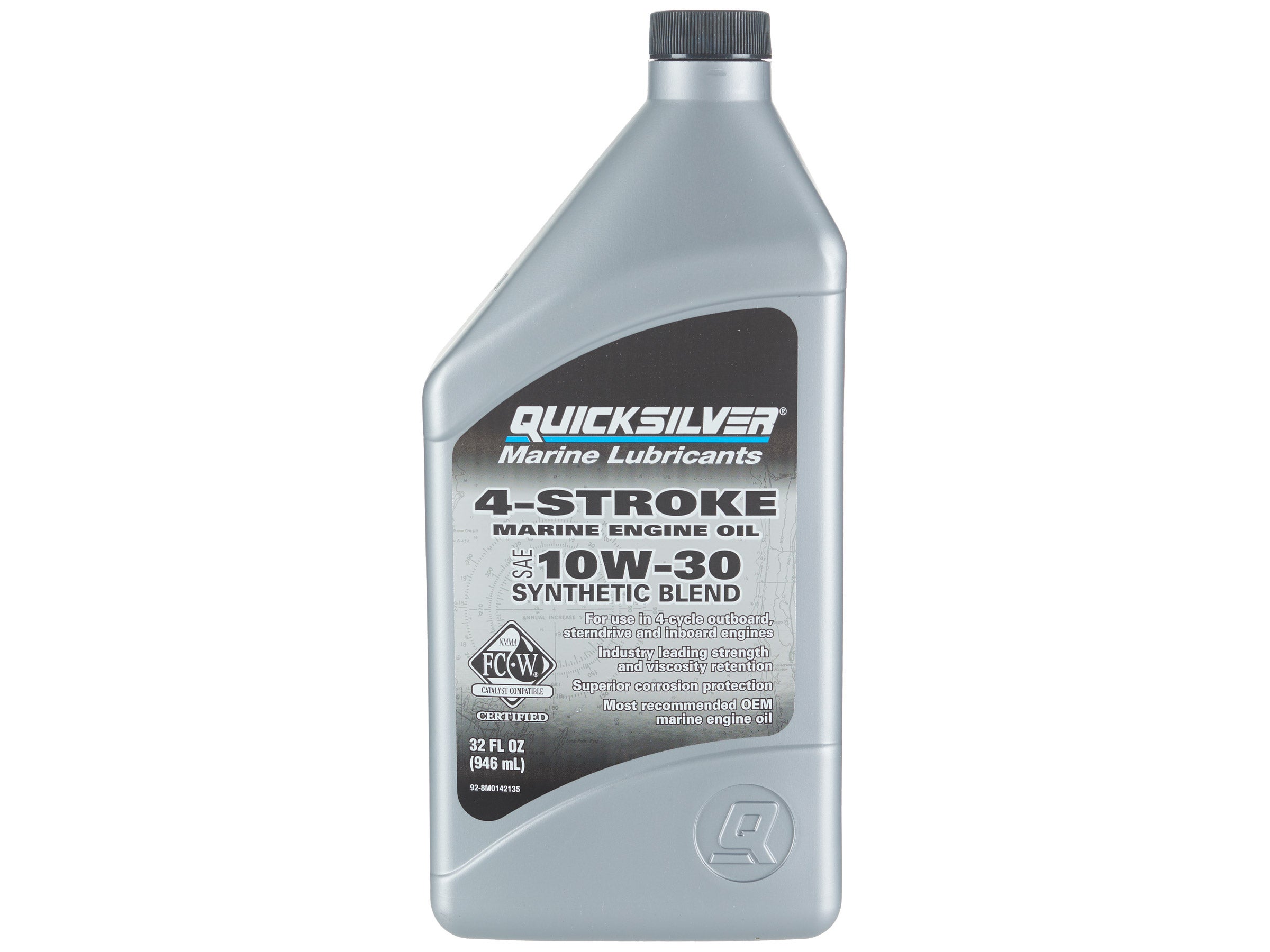 Mercury Quicksilver 10W-30 4-Stroke Marine Engine Oil - Tackle Warehouse