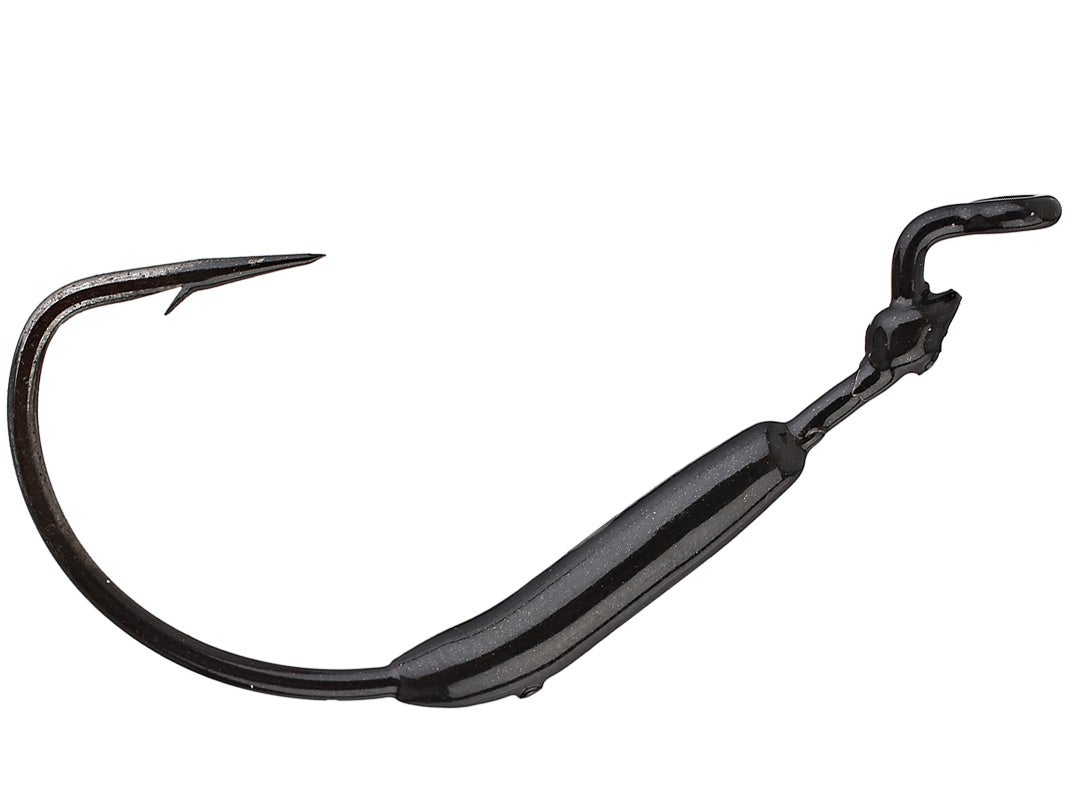 5 Mustad 38101NPBN-30 Black Nickel Grip Pin KVD Soft Plastic Hooks Size 3/0 