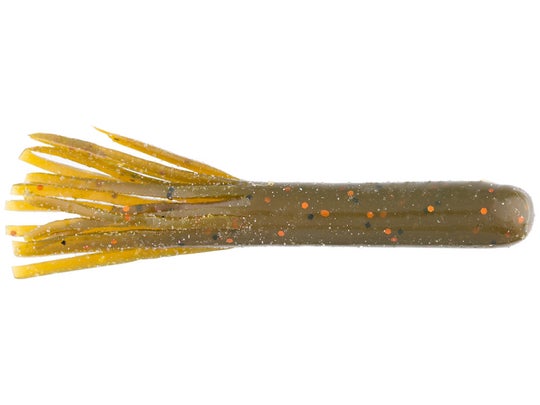 Mizmo Slim Jim Tubes 3.25″ – 10 Pezzi Con Fiocco Blu – Esche Morbide Per Spigole, Bass E Walleye
