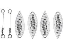 Owner Flashy Swimmer Kit Silver Willow Leaf 4pk