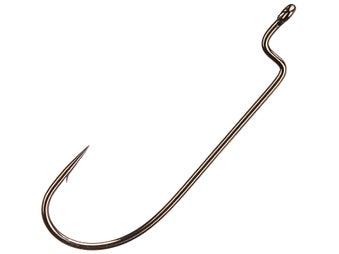 Gamakatsu O'Shaughnessy Bend Offset Worm Hook Bronze