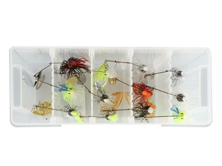 Plano Molding Spinner Bait with Removable Racks - Clear