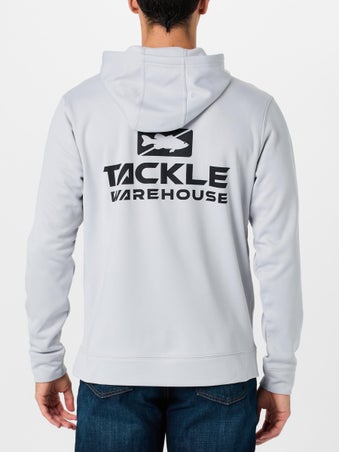 Tackle Warehouse Logo Performance Hoodie Silver