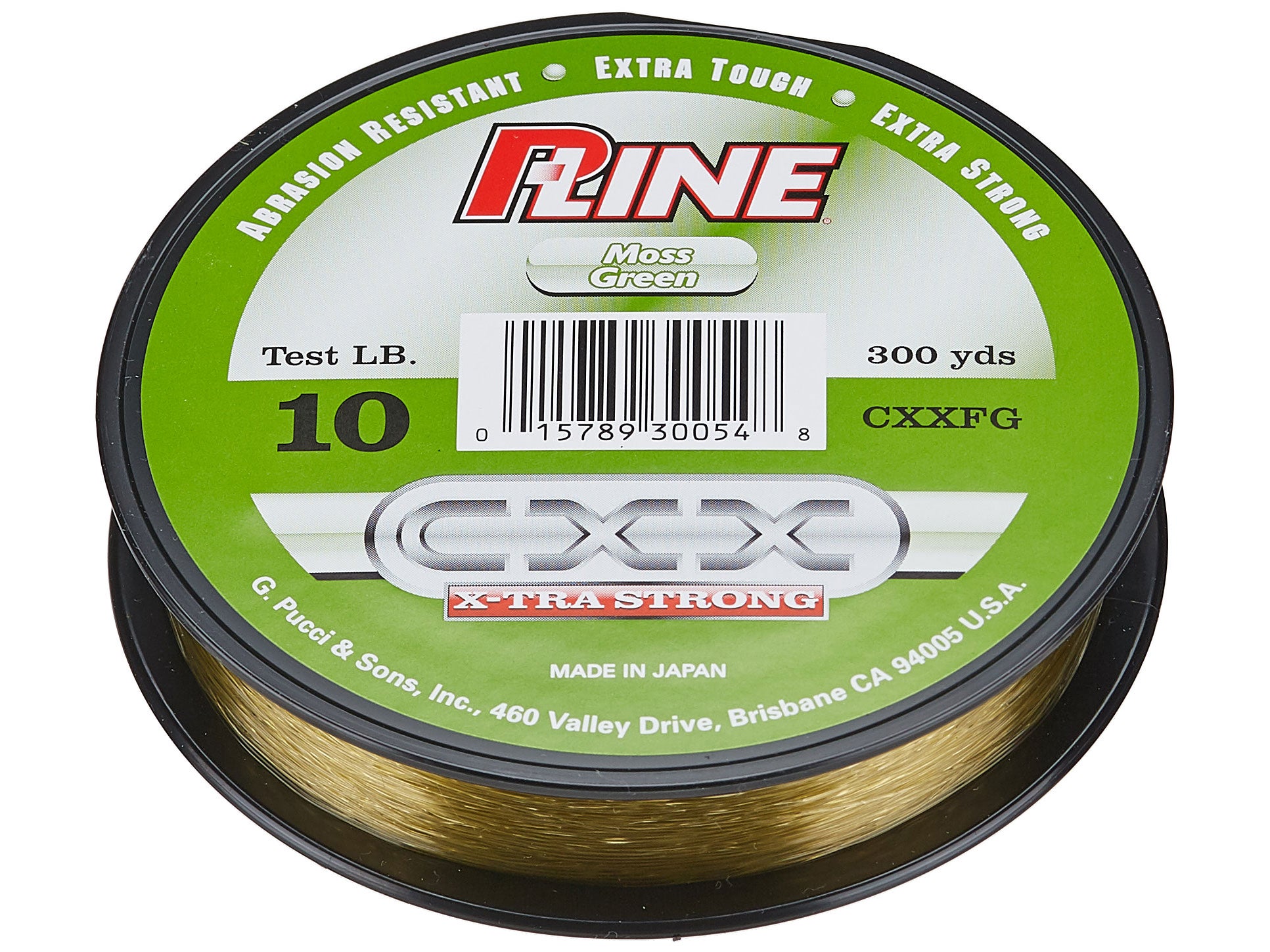 P-Line Cx Premium Clear Fluorescent Fishing Line 300 Yards Select Lb Test