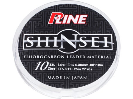 P-Line Shinsei Fluorocarbon Leader Material - Clear - 10 lb.