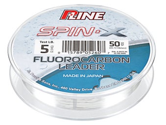 P-Line SPIN-X Fluorocarbon Leader 50yds