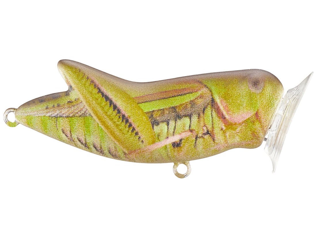 Rebel Crickhopper Ultralight Crankbait - 1.5" Matte Rusty Brown Grasshopper Lure For Bass & Trout