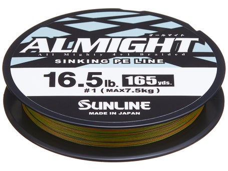 Sunline Almight Olive Camo Sinking PE Braided Line 