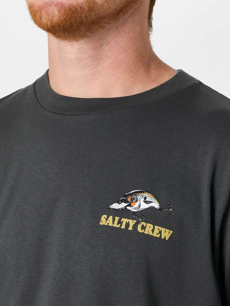 Salty Crew Tackle Shop Short Sleeve Tee – Maglietta Uomo Manica Corta, 30 Singles Pettinato Ringspun, Stampa Frontale E Posteriore