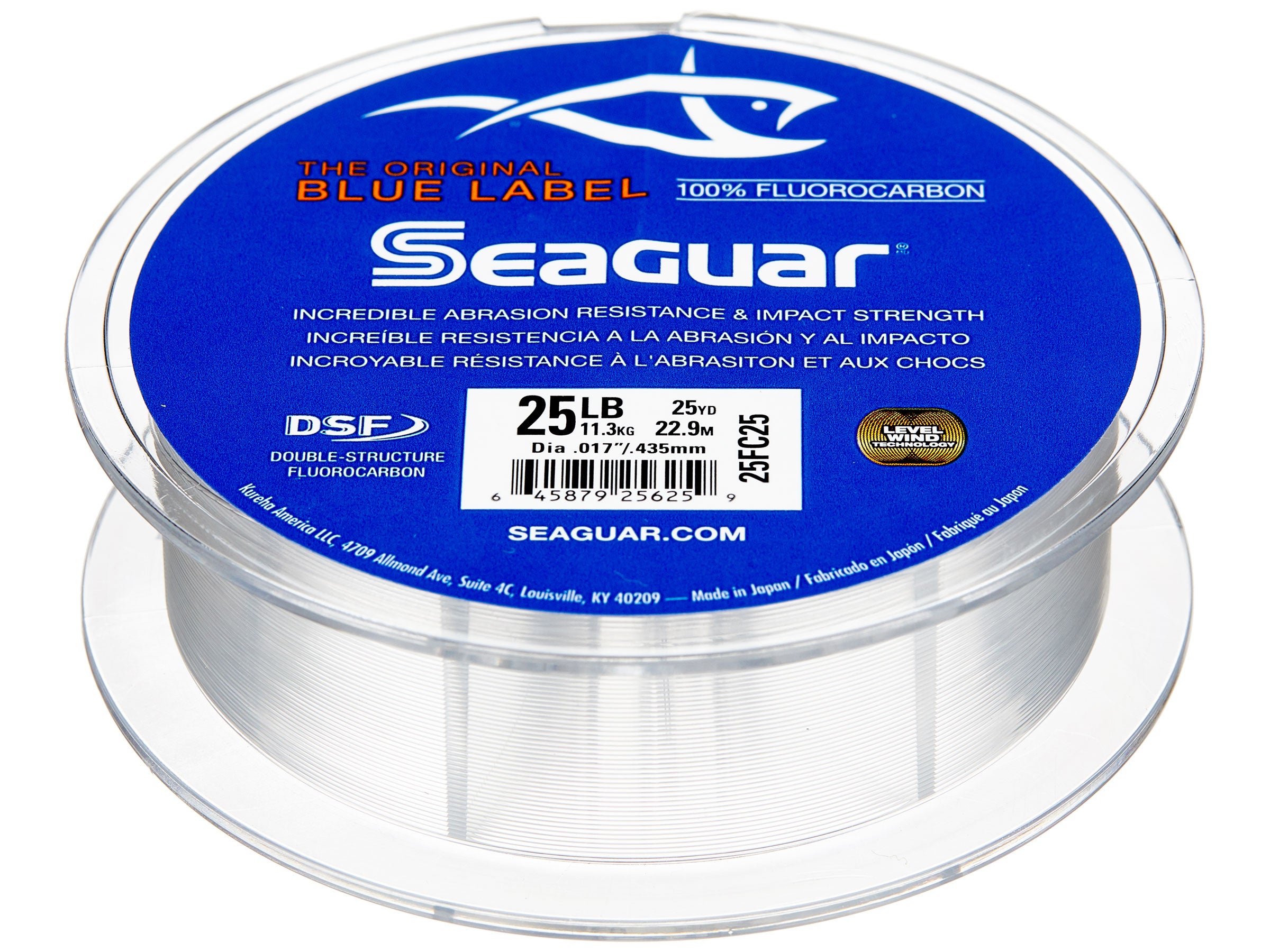 NEW Seaguar Blue Label 25 Yards Fluorocarbon Leader 30 Pounds FREE SHIPPING 