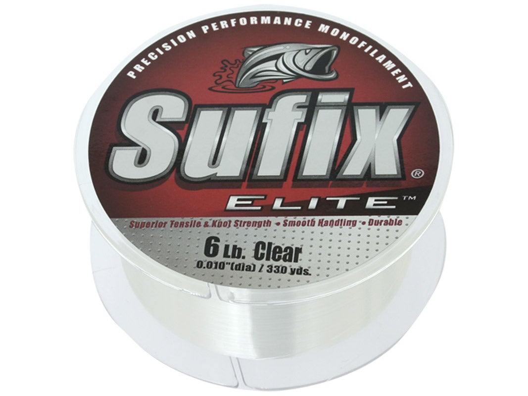 Sufix Elite Fishing Line Clear 330 yard 8lb 