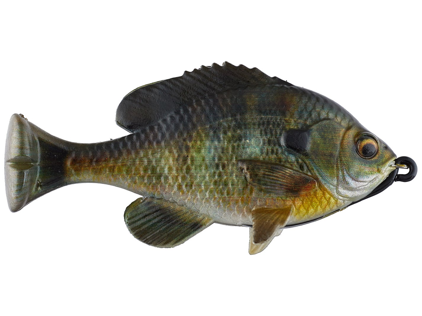 Savage Gear Pulse Tail Bluegill 4 Inch Lure - Black Gill Swimbait For Freshwater Fishing