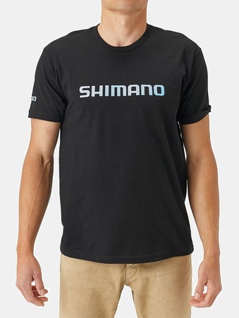 Shimano Short Sleeve Tee Shirt Black MD