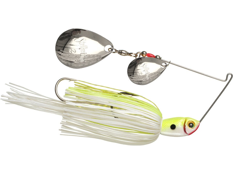 LOT OF 3)-STRIKE KING BABY BURNER SPINNERBAITS 1/4OZ BURN14 IN SUPER LOT OF 3)-STRIKE KING BABY BURNER SPINNERBAITS 1/4OZ BURN14 IN SUPER