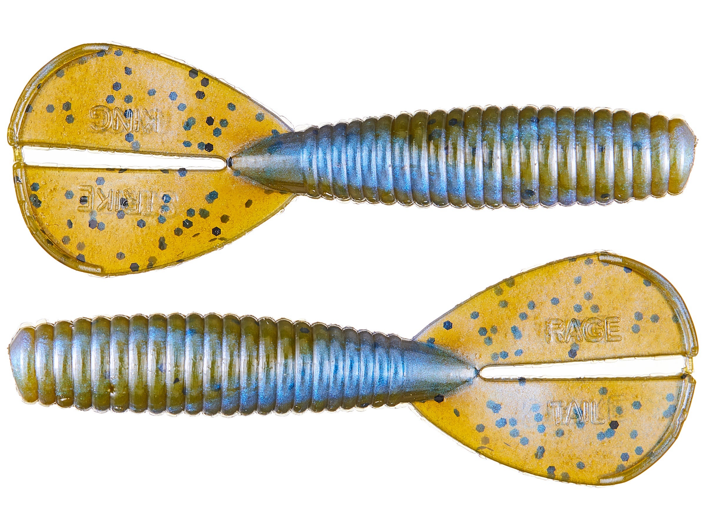 Strike King Rage Magnum Menace: Esca In Plastica Morbida Da 10 Cm, Colore Rosso, Per Pesca Ai Bass