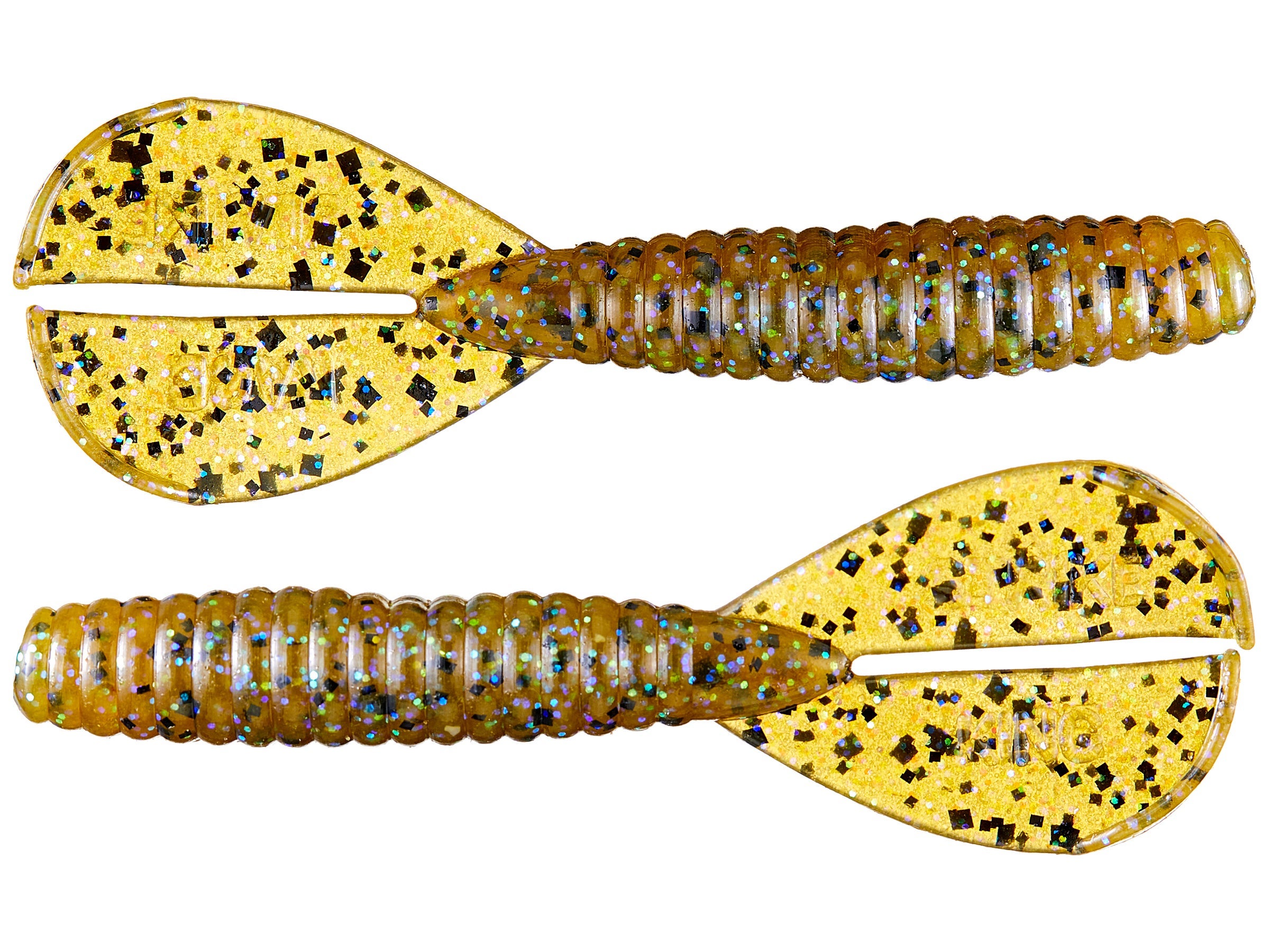 Esca Morbida Strike King Rage Twin Tail Menace – Verme Da 6 Pollici Con Doppia Coda – Colore Blue Craw – Per Pesca In Texas E Carolina Rig