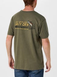 Salty Crew Live Bait Short Sleeve Shirt Dusty Olive